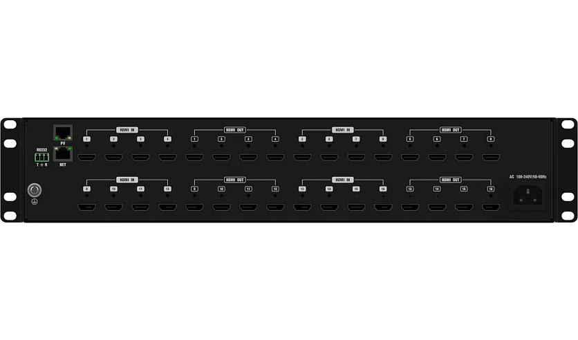 Контроллер видеостены 2U Digibird DB-VWC2-B-8H16H-PV 4