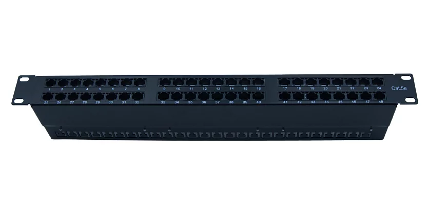 Патч-панель 19" Wize Pro W1U48CAT5E 2