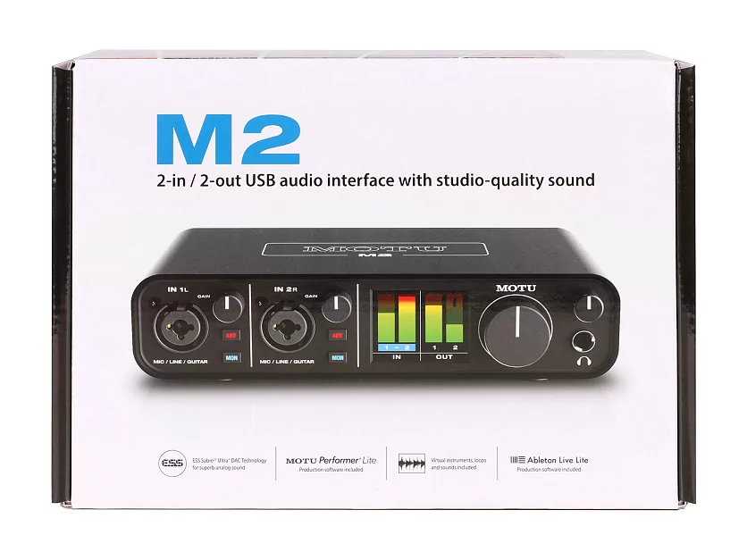 Аудиоинтерфейс USB Motu M2 15