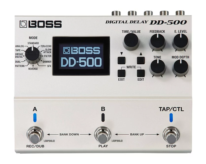 Флагманская педаль цифровой задержки BOSS DD-500
