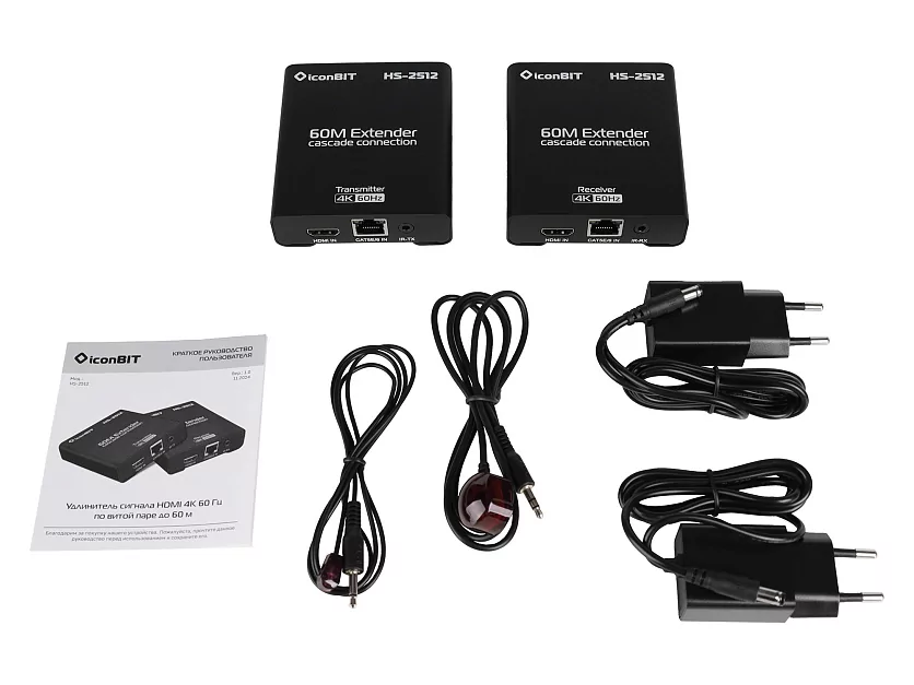 Удлинитель сигнала HDMI iconBIT HS-2512 16