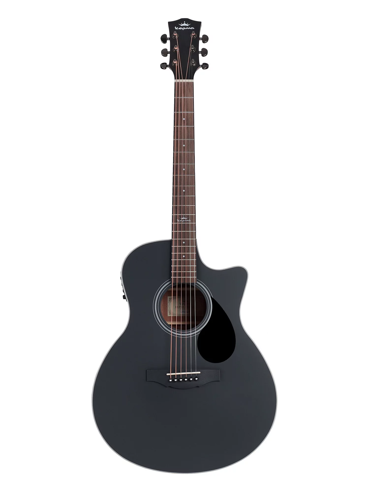 Электроакустическая гитара Kepma A1CEPRO-K1-BKM 2