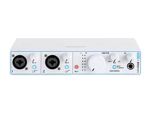 Аудиоинтерфейс USB Arturia MiniFuse 2 White OTG