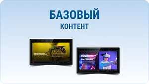 Универсальный дизайнерский набор автоматизированного контента. Spinetix SX-C-Basic