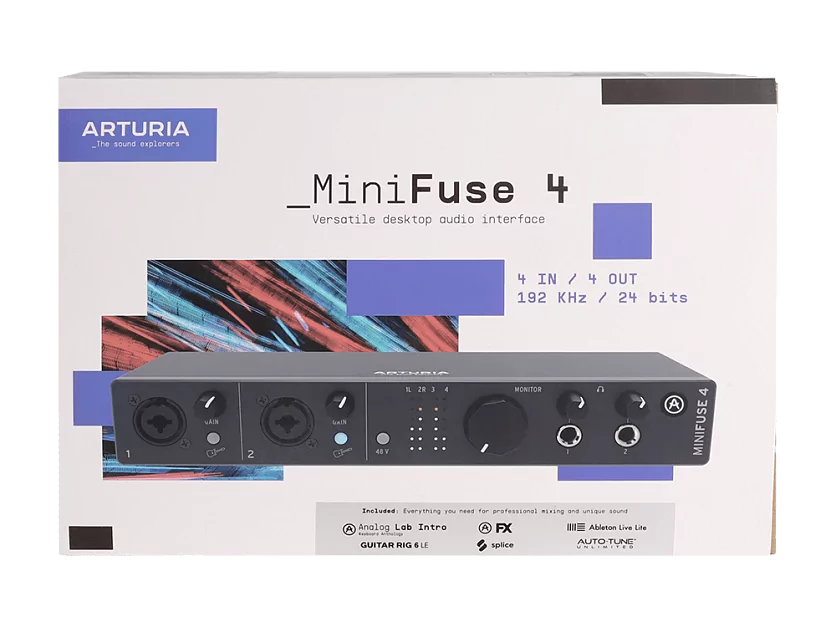 Аудиоинтерфейс USB Arturia MiniFuse 4 Black 16