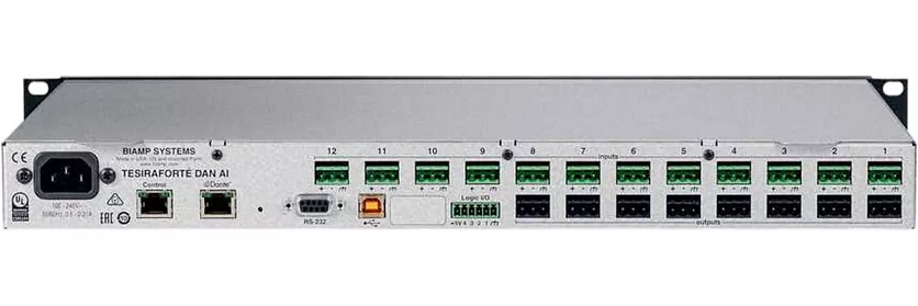 Аудиопроцессор Biamp TesiraFORTE DAN AI 2