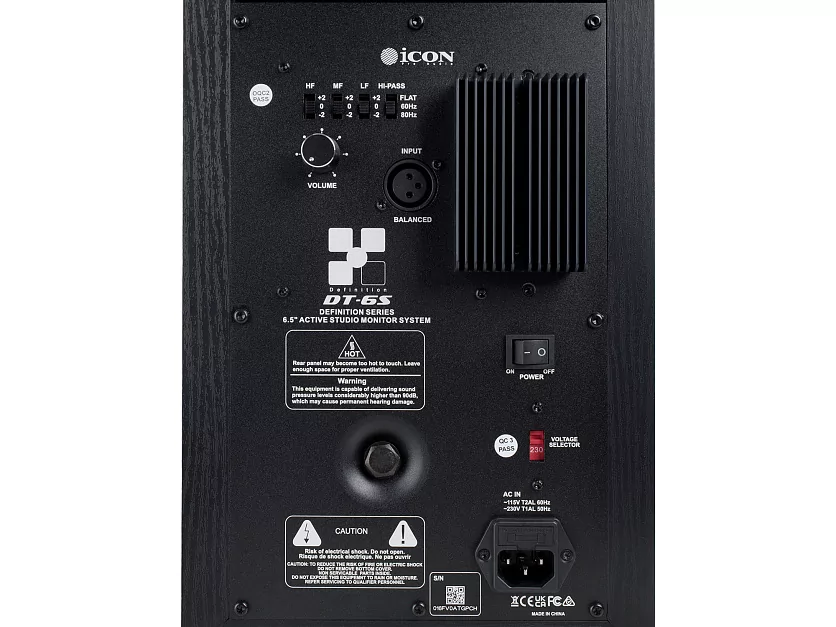 Акустическая система (студийный монитор) Icon DT-6S 14