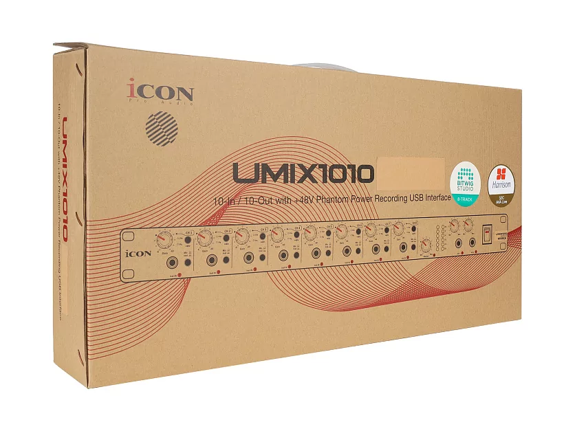 Аудиоинтерфейс USB Icon UMix 1010 Rack 14