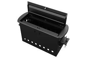 Прямоугольный металлический корпус Wize Pro WRTS-M-8CBOX-B