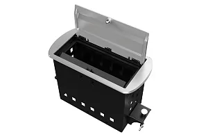 Прямоугольный металлический корпус Wize Pro WRTS-M-6CBOX-S