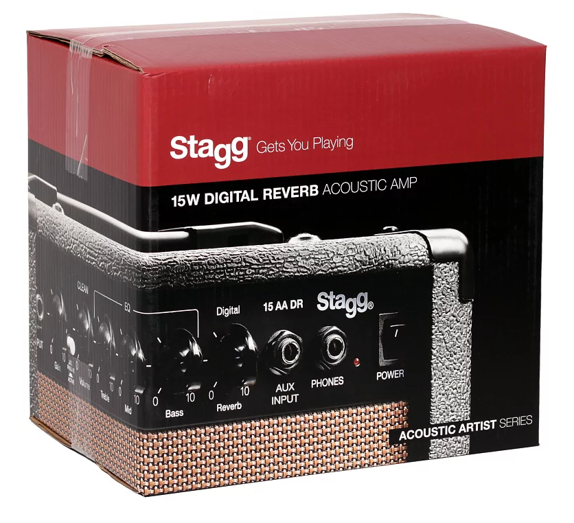 Комбо для акустической гитары STAGG 15 AA DR 3