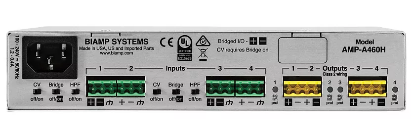 Усилитель Biamp TesiraAMP-A460H 2