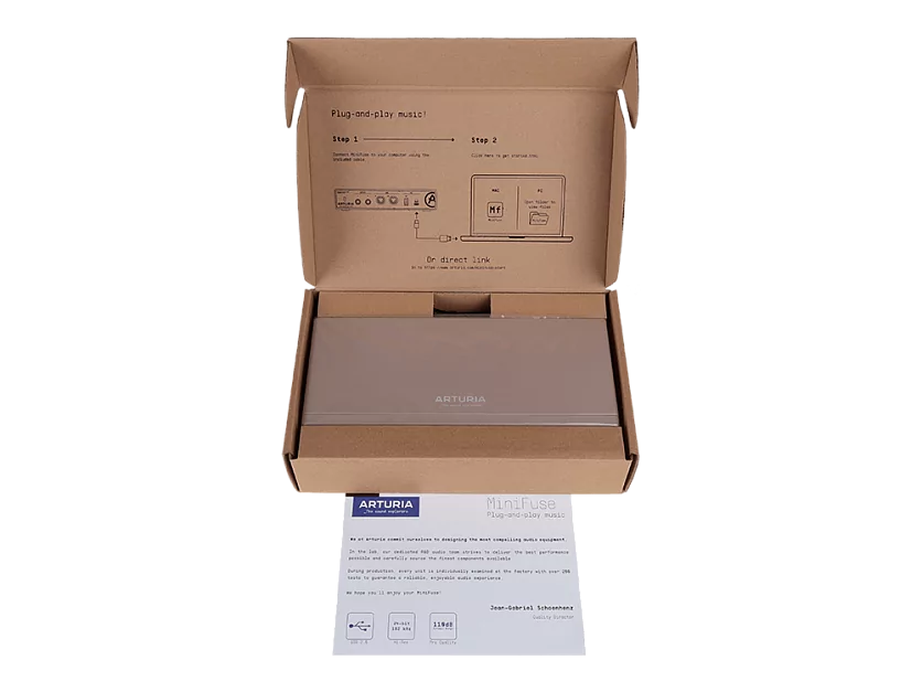 Аудиоинтерфейс USB Arturia MiniFuse 2 Champagne 8