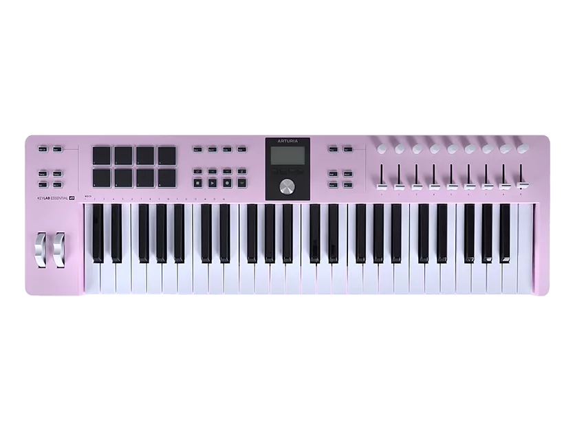 MIDI клавиатура Arturia KeyLab Essential 49 mk3 Rose Quartz
