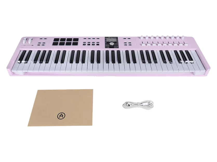 MIDI клавиатура Arturia KeyLab Essential 61 mk3 Rose Quartz 11