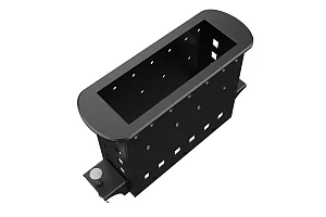 Прямоугольный металлический корпус Wize Pro WRTS-M-6BOX-B 2