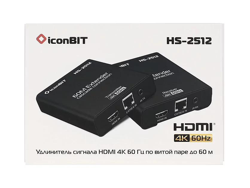 Удлинитель сигнала HDMI iconBIT HS-2512 18