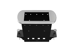 Прямоугольный металлический корпус Wize Pro WRTS-M-4BOX-S 3