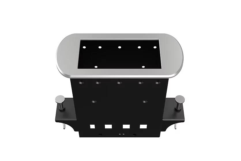Прямоугольный металлический корпус Wize Pro WRTS-M-4BOX-S 3