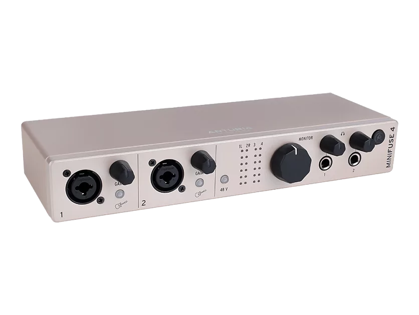 Аудиоинтерфейс USB Arturia MiniFuse 4 Champagne 8