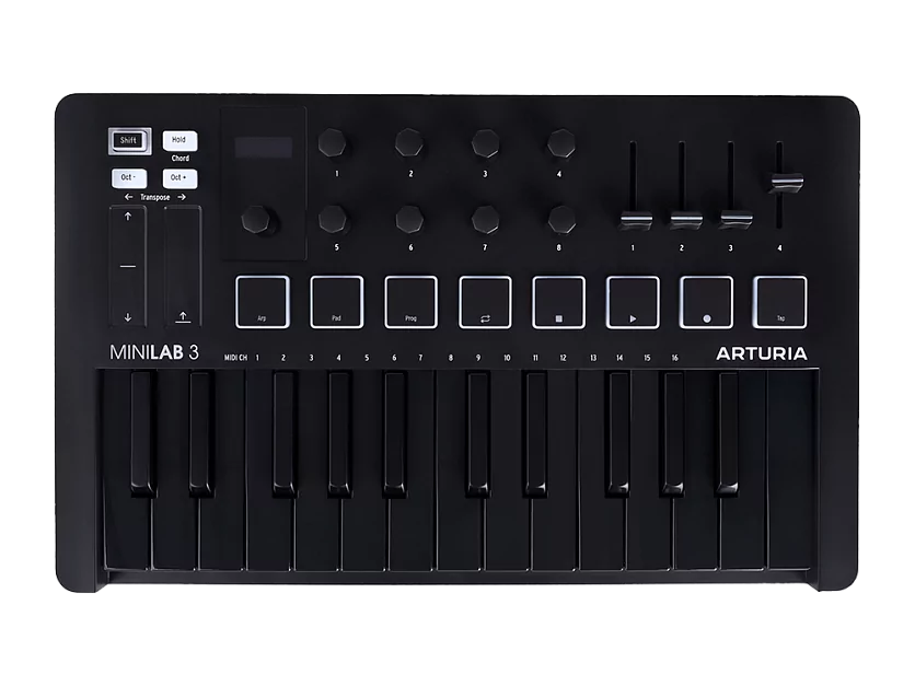 MIDI клавиатура Arturia MiniLAB 3 Deep Black