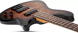 Бас-гитара SCHECTER C-4 STANDARD TOBACCO BURL 5