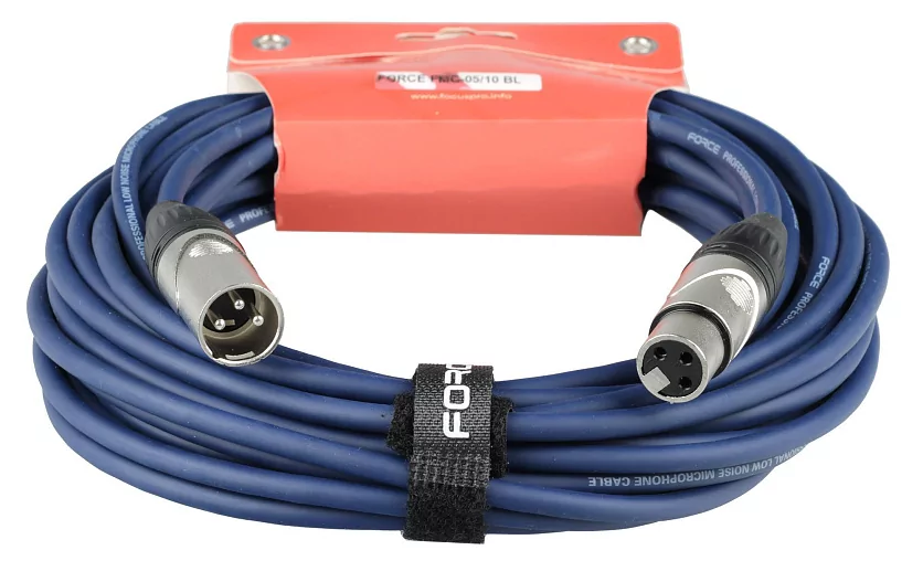 Кабель микрофонный FORCE FMC-05/10 BL 3