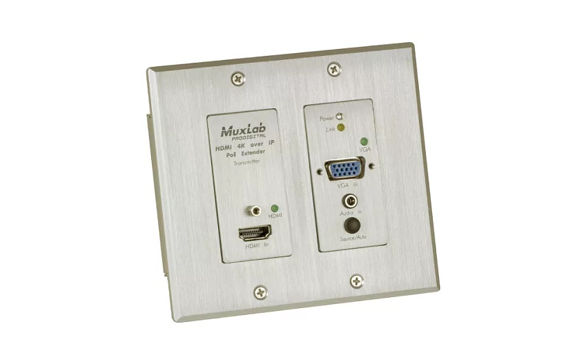Встраиваемая панель-передатчик MuxLab 500773-TX-WH