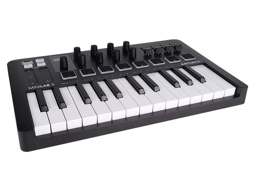 MIDI клавиатура Arturia MiniLAB 3 Black Edition 5