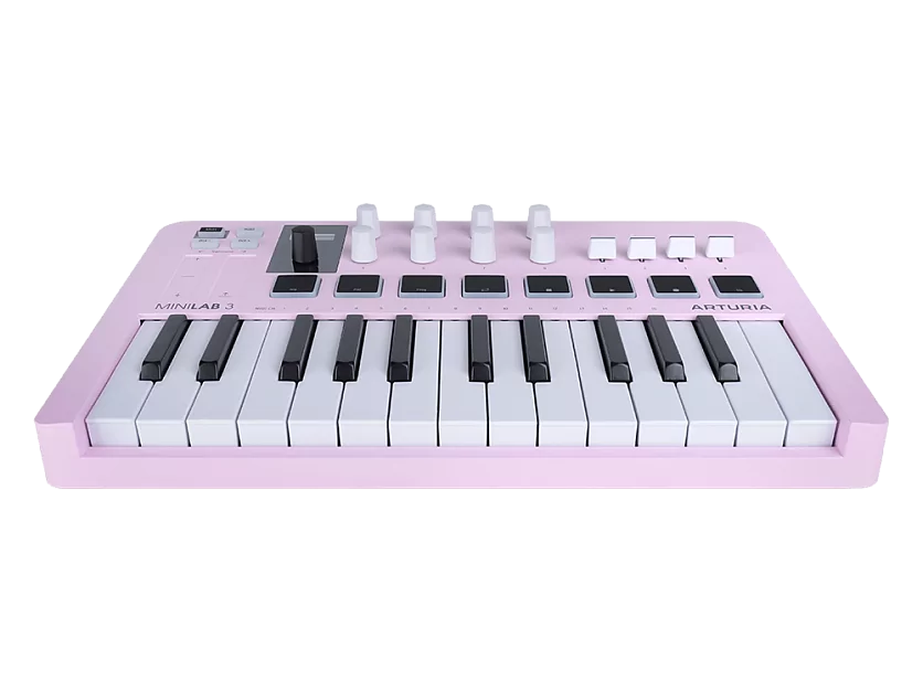 MIDI клавиатура Arturia MiniLAB 3 Rose Quartz 3