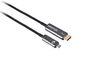 Кабель оптический активный Type C (M) - HDMI (M) Infobit AOC-CHDMI-10 3