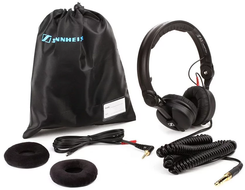 Закрытые динамические накладные мониторные наушники Sennheiser HD 25 PLUS 6
