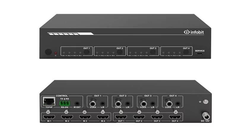 Матричный коммутатор Infobit iMatrix H44A