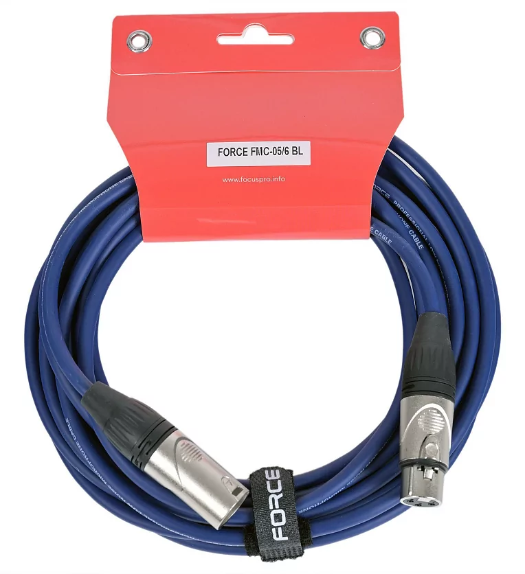 Кабель микрофонный FORCE FMC-05/6 BL 2