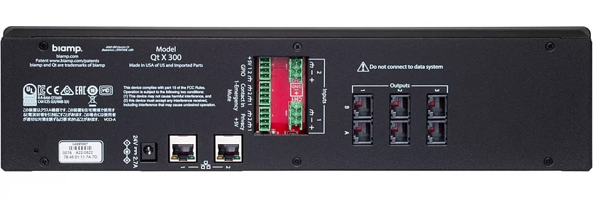 Аудиопроцессор Biamp Qt X 300 2