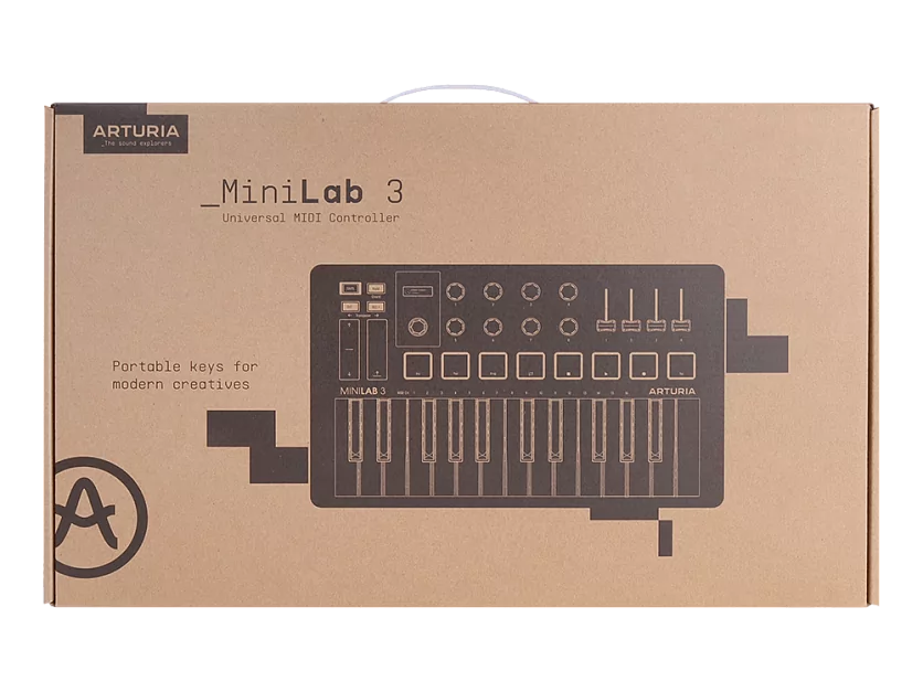 MIDI клавиатура Arturia MiniLAB 3 Deep Black 14