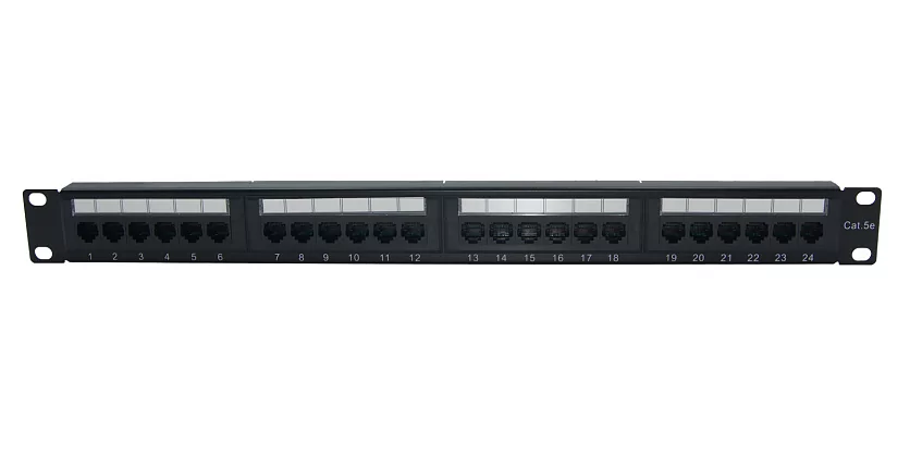 Патч-панель 19" Wize Pro W1U24CAT5E