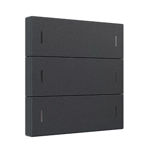 Сценарный выключатель, Amsterdam 02, 3-кл, dc, Графит iRidi Ddc-02-0304