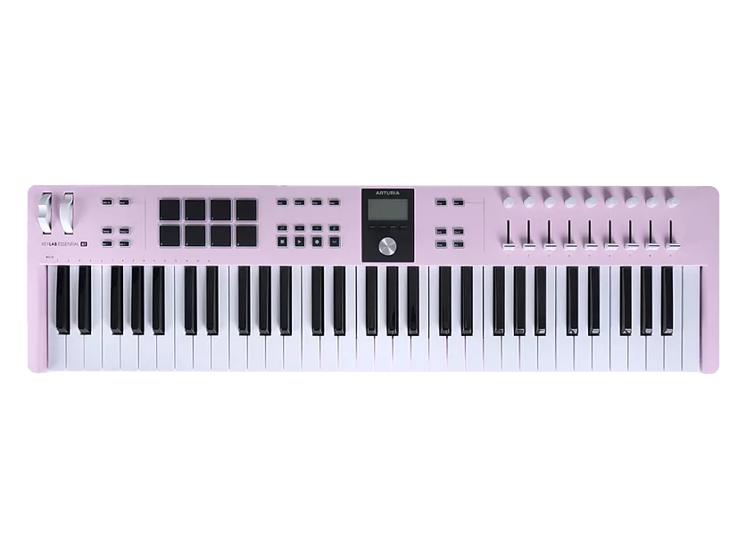 MIDI клавиатура Arturia KeyLab Essential 61 mk3 Rose Quartz