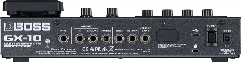 Напольный процессор эффектов BOSS GX-10 2