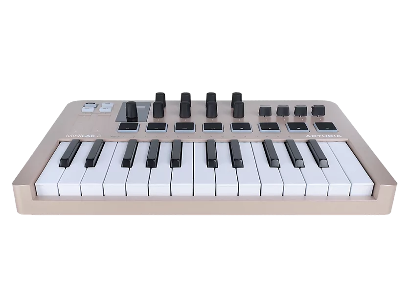 MIDI клавиатура Arturia MiniLAB 3 Champagne 3