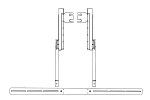 Крепление для ABC/VBC 2500 Biamp Parle PMA 2000-DM