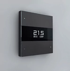 Сценарный выключатель с LED экраном и термостатом iRidi FS-BT6-LED-05