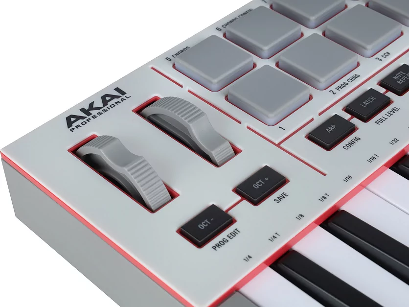 Миди-клавиатура AKAI MPK Mini IV White 9