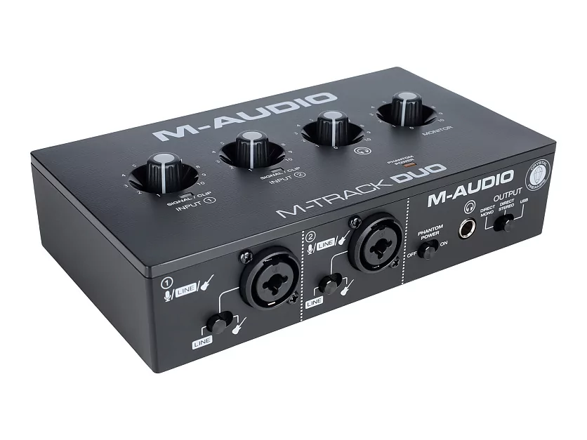 Аудиоинтерфейс USB M-audio M-Track Duо
