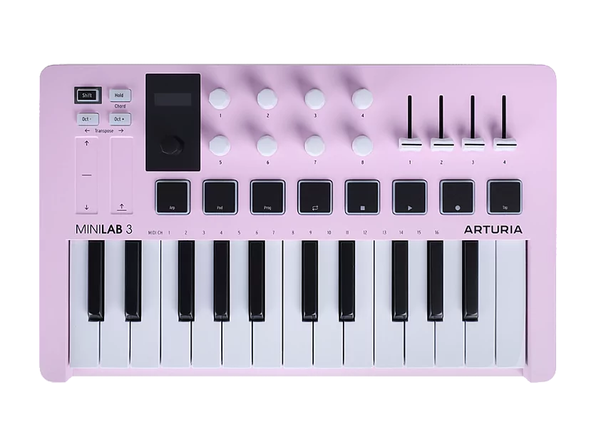 MIDI клавиатура Arturia MiniLAB 3 Rose Quartz