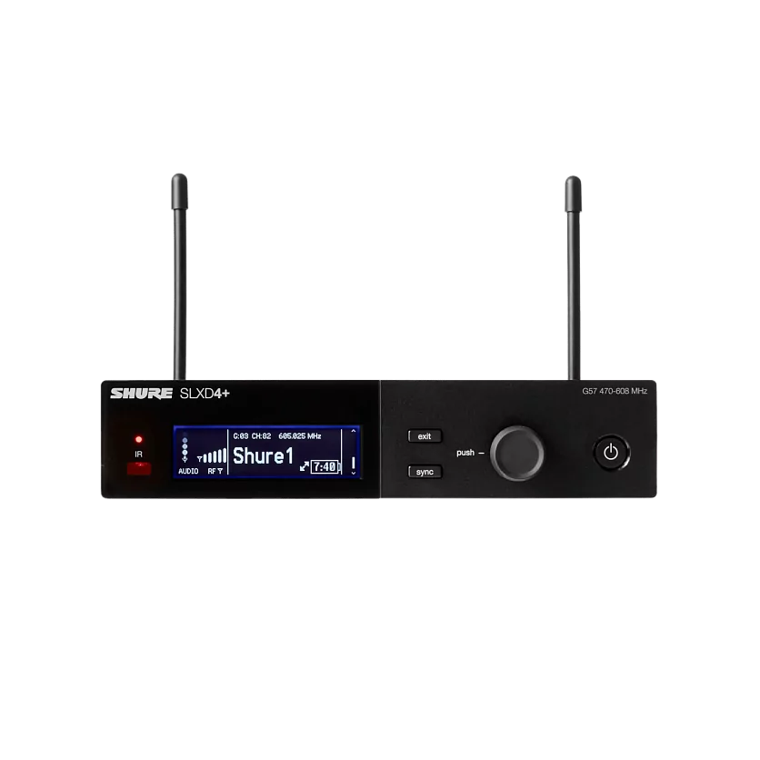 Цифровой одноканальный приемник SHURE SLXD4+E=-G65 2