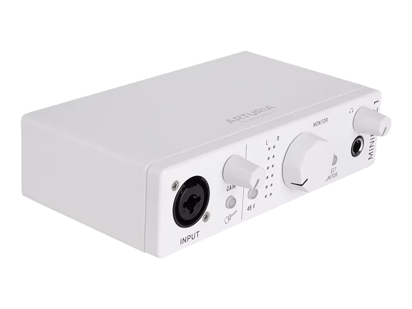 Аудиоинтерфейс USB Arturia MiniFuse 1 White 2