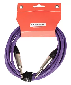 Кабель гитарный FORCE FGC-09/3 VT 2
