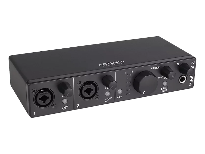 Аудиоинтерфейс USB Arturia MiniFuse Recording Pack Black 6